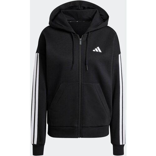 Adidas Športna jopa na zadrgo črna / bela Cene