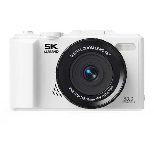 INF Retro mikro brezrcalna kamera 75MP, 5K video in 180&deg; zaslon White, (5000324334) Cene