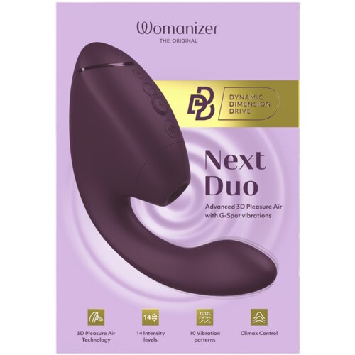 Womanizer Next Duo - 2u1 G-točka vibrator (ljubičasti) Slike