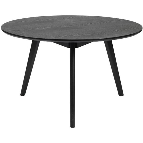 Rowico Črna klubska mizica YuRAi, ⌀ 90 cm Cene