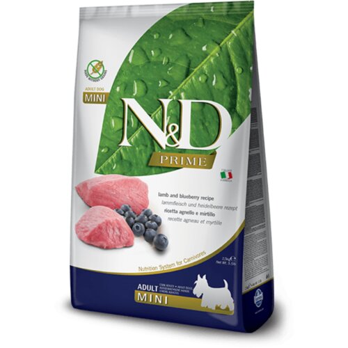 N&d suva hrana za pse prime mini adult jagnjetina i borovnica 2.5kg Cene