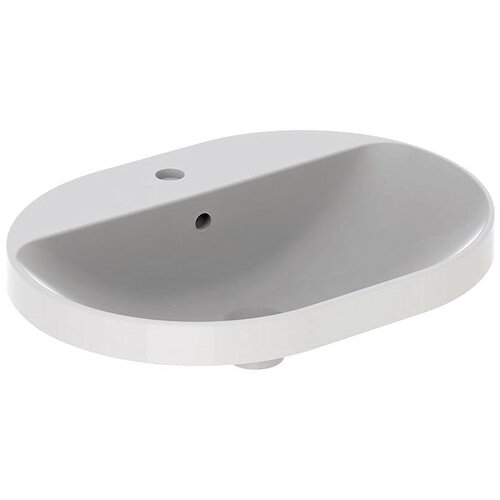 Geberit lavabo variform ugradni elipsa 600X450 sa prelivom i otvorom za slavinu Cene