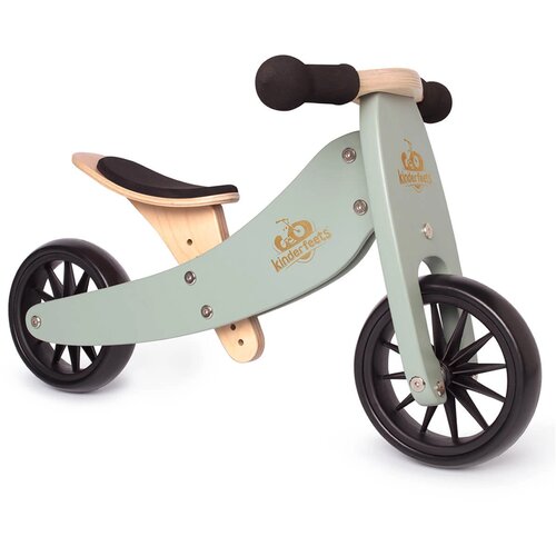 Kinderfeets drvena dječja guralica Tiny Tot 2u1 Sage Cene