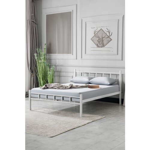 Hanah home francuski ležaj K90, 120x95x200 cm, Beli Slike
