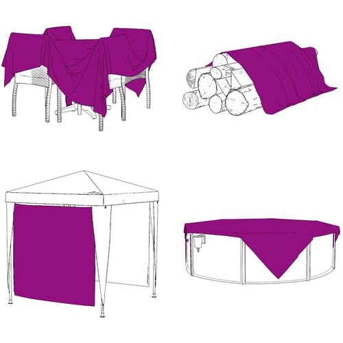 vidaXL Prozorna ponjava z očesci 2x5 m polietilen Cene