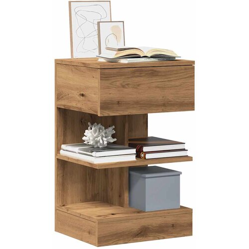 vidaXL Noćni ormarići 2 kom Artisan hrast 40x35x65 cm izrađeno drvo Cijene