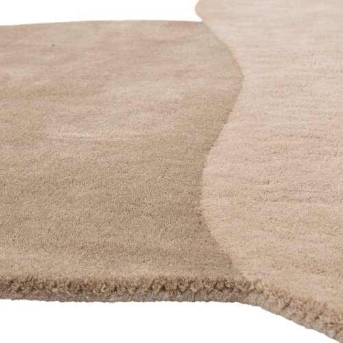 Bloomingville Rjava volnena preproga 110x140 cm Denton &amp;ndash; Slike