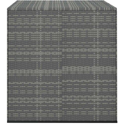VidaXL vrtna &amp;scaron;katla za blazine pe ratan 100x97,5x104 cm siva Slike