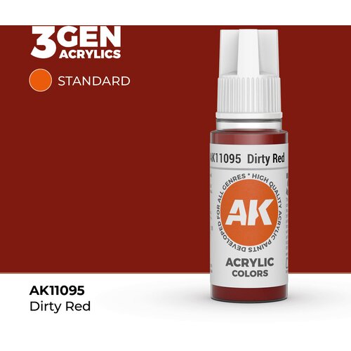AK Interactive Dirty Red 17ml - 3rd Gen Akrilna Boja AK11095 Cene
