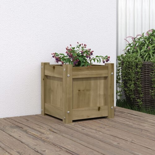 vidaXL Vrtna sadilica 31x31x31 cm od impregnirane borovine Cijene