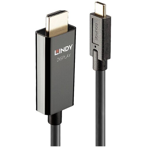 Lindy priključni kabel USB-C&reg; vtič\, HDMI-A vtič 5.00 m črna 43315 #####4K UHD USB-C&reg;-Display kabel, (20415577) Cene