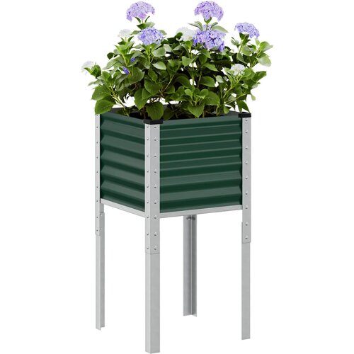 vidaXL Vrtna sadilica zelena 45x45x88 cm čelična Cijene