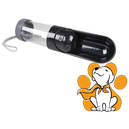 DUVO+ Compact Drinking Bottle 300ml, Flašica Za Vodu Za Pse i Mačke, Crna Cene