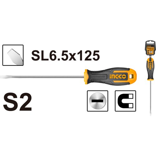 Ingco ODVIJAČ SL6.5X125 HS686125 Slike