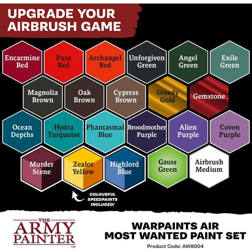 The Army Painter Warpaints Air: Most Wanted Set - 1 set. Slike