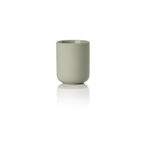 Zone sivo-zelena kupaonska čaša od kamenine eucalyptus