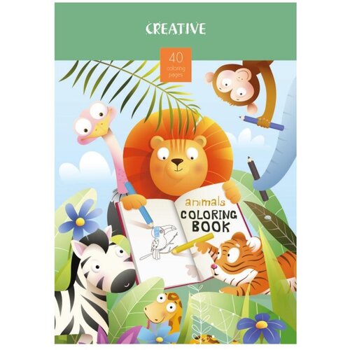  Pobarvanka creative živali 40-listna VSE ZA ŠOLO Cene