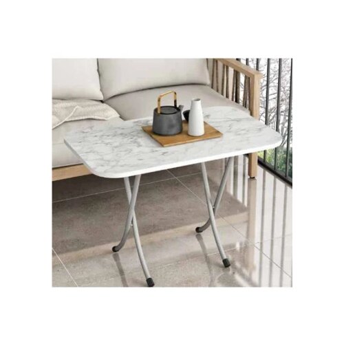 Alesta sklopivi sto piknik 50x80xm Beli mermer AL10042BM Slike