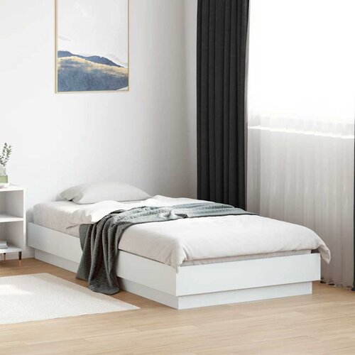 Furnova Posteljni okvir bel 90x190 cm inženirski les, (21939095) Slike
