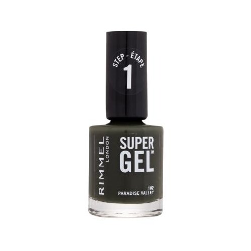 Rimmel London Super Gel STEP1 lak za nohte 12 ml odtenek 102 Paradise Valley Slike
