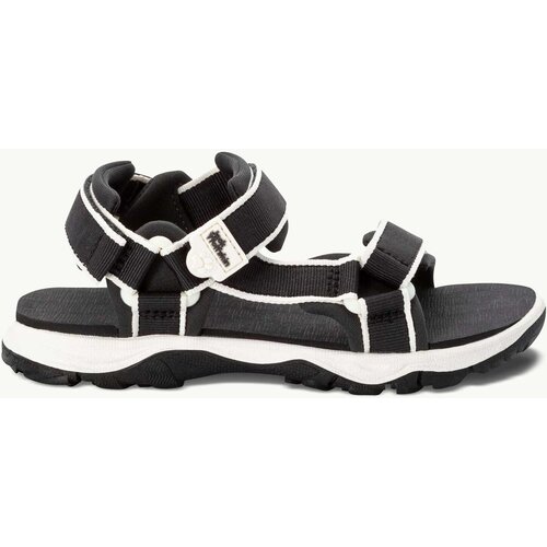 Jack Wolfskin Sandale za devojčice Seven Seas 3, Crno - bele Cene