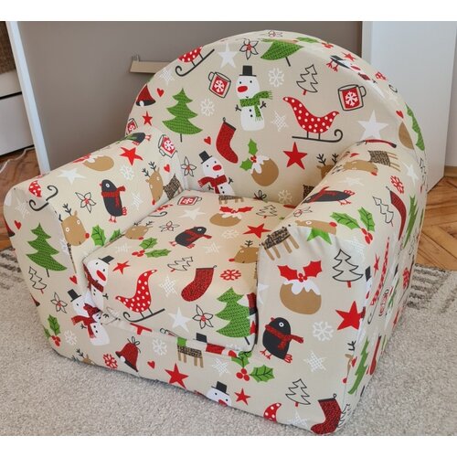  Novogodišnja dečija foteljica na razvlačenje - Bež Cene