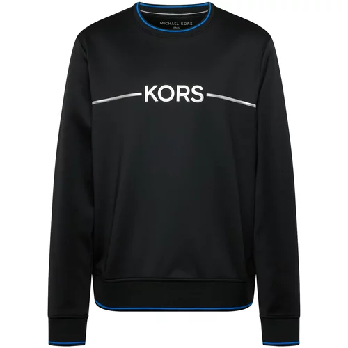 Michael Kors Sweater majica nebesko plava / crna / bijela
