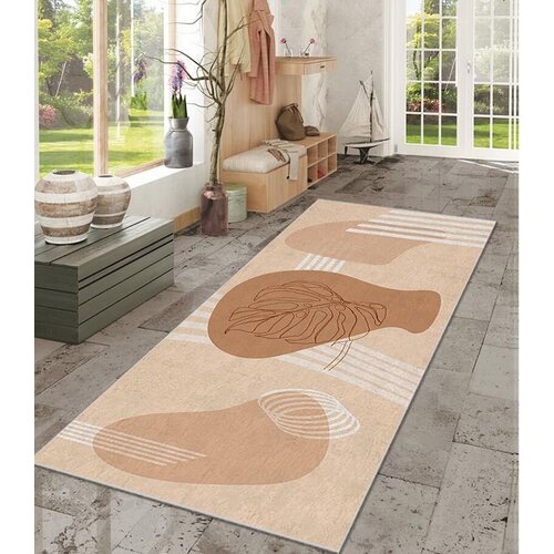  Staza sa gumenom podlogom 80x160cm - braon list, SS-016 Cene
