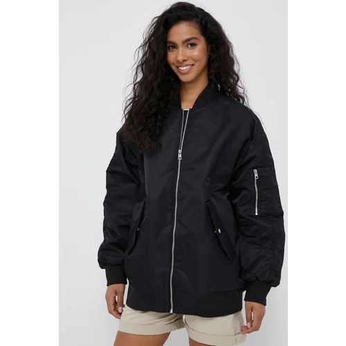 Calvin Klein Jeans Bomber jakna za žene, boja: crna, za prijelazno razdoblje