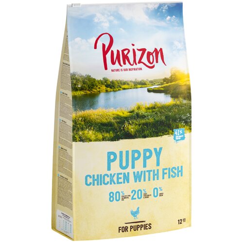  Varčno pakiranje: 2 x 12 kg Purizon - Puppy pi&scaron;čanec z ribo Cijene