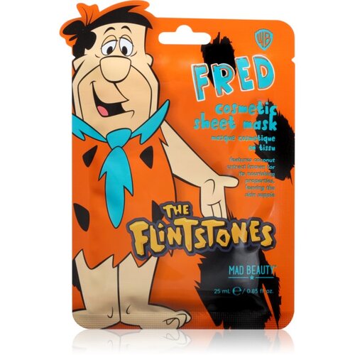 Mad Beauty The Flinstones Fred vlažilna tekstilna maska 25 ml Cene