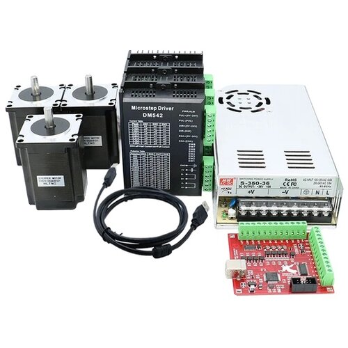 HLTNC CNC komplet, Nema 23 korak motor, TB6600 gonilnik, 3kit 57HS82, TB6600, (5000160064) Cene
