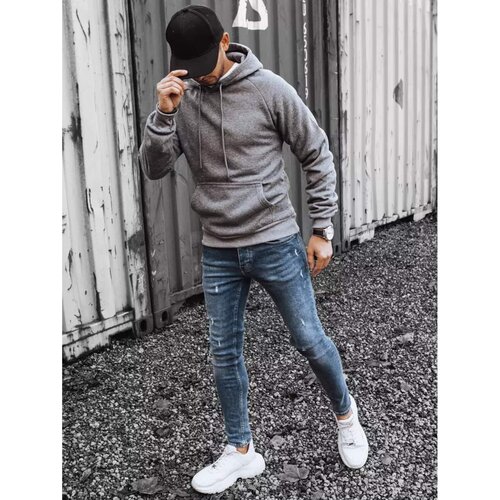 DStreet Men's dark gray sweatshirt BX5479 Slike