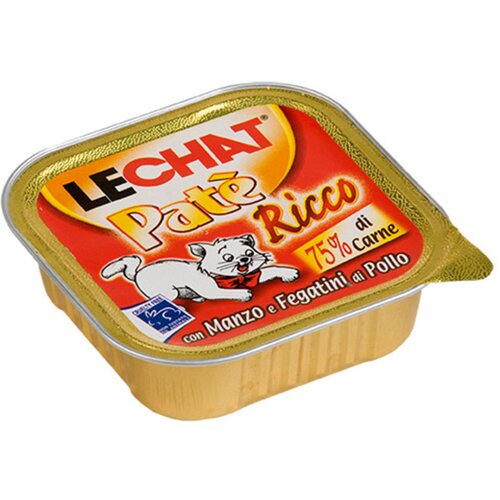Lechat pašteta za mačke sa govedinom i pilećom džigericom, 100g Cene
