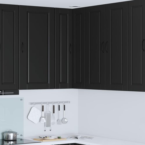  Zidni kutni ormar Crna 57 x 57 x 100 cm Konstruirano drvo Cijene