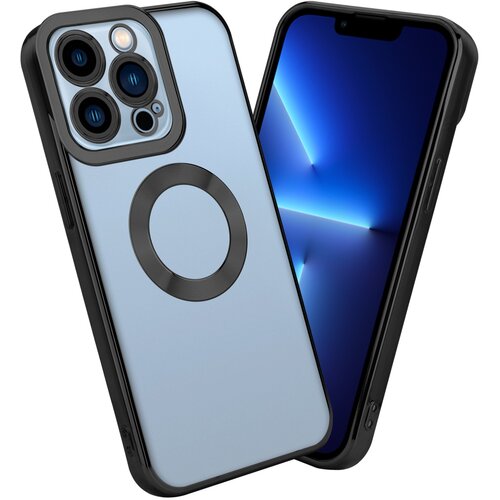 Cadorabo Case, združljiv z Apple v prozorni - črni - zaščitni pokrov, narejen iz fleksibilnega silikona TPU s kromiranjem, (20593571) Cene