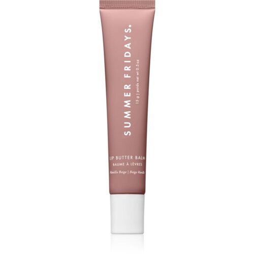 Summer Fridays Lip Butter Balm hidratantni balzam za usne nijansa Vanilla Beige 15 g Slike