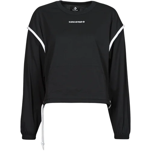 Converse LONG SLEEVE JERSEY CREW Crna