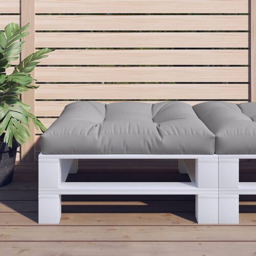 vidaXL Jastuk za palete sivi 80 x 80 x 12 cm od tkanine Cijene