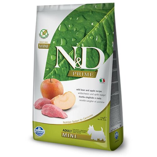 N&d suva hrana za pse prime mini adult divlja svinja i jabuka 2.5kg Cene