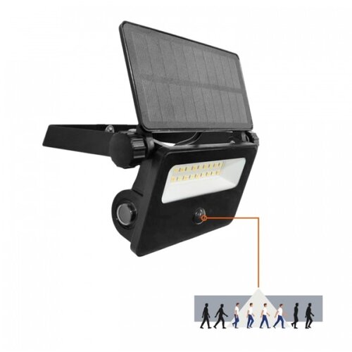 LED solarni reflektor sa senzorom NCS G2 LED/10W/3,7V 3000/4000/6500K IP54 1800 mAh Slike