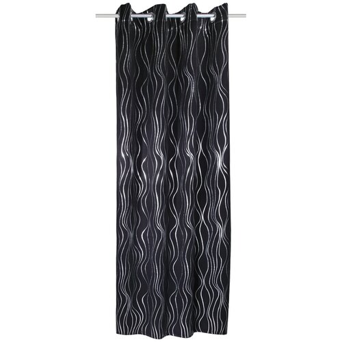 Sehlbach Črna zavesa 135x245 cm Waves – Cene