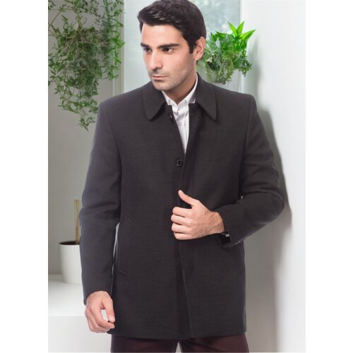 Dewberry PLT8206 MEN&amp;#039;S COAT-STRAIGHT ANTHRACITE Slike