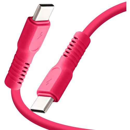Forever Polnilni kabel 3A in sinhronizacija USB-C na USB-C 60W 1,8m, Rdeča, (5000191857) Cene