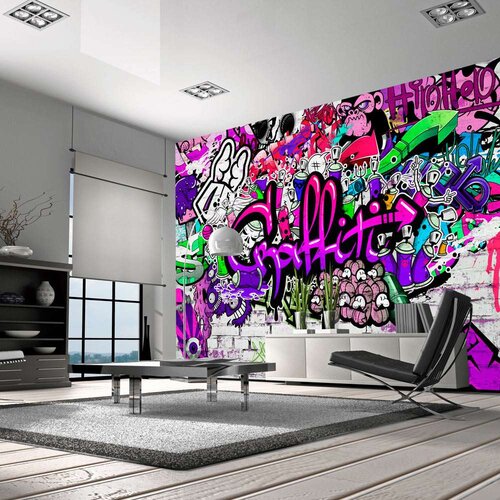  Tapeta - Purple Graffiti 250x175 Slike