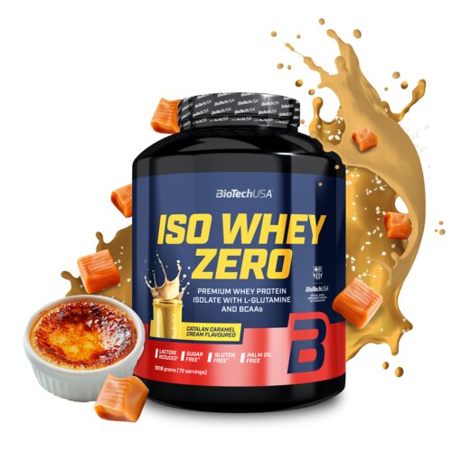 BioTech USA Protein Isowhey Zero, Katalonska karamela, 1.82 kg Cene