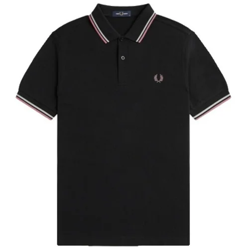 Fred Perry Polo majice kratki rokavi - Črna