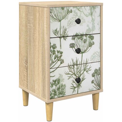  Noćni ormar GOTHA Hrast sonoma 36 x 33 x 60 cm Slike