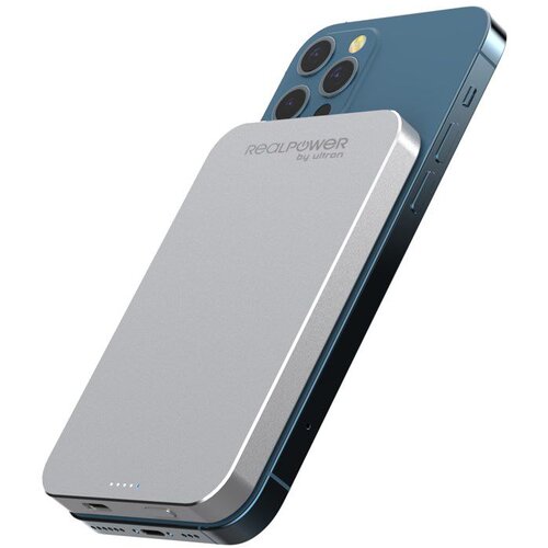  RealPower PB-5000 Mag Lithium Polymer (LiPo) 5000 mAh Wireless charging Silver Cijene
