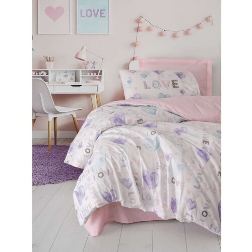 Mijolnir Rožnata enojna otro&amp;scaron;ka posteljnina 200x140 cm Lovella &amp;ndash; Slike